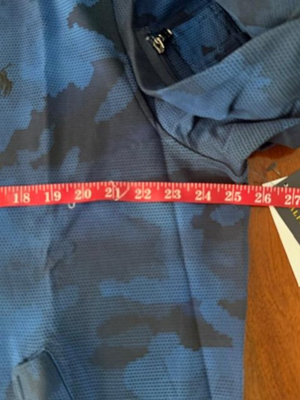 NWT XL SET Polo Ralph Lauren Blue Camo Double-Knit Cargo Bomber and Joggers VHTF - Picture 11 of 16